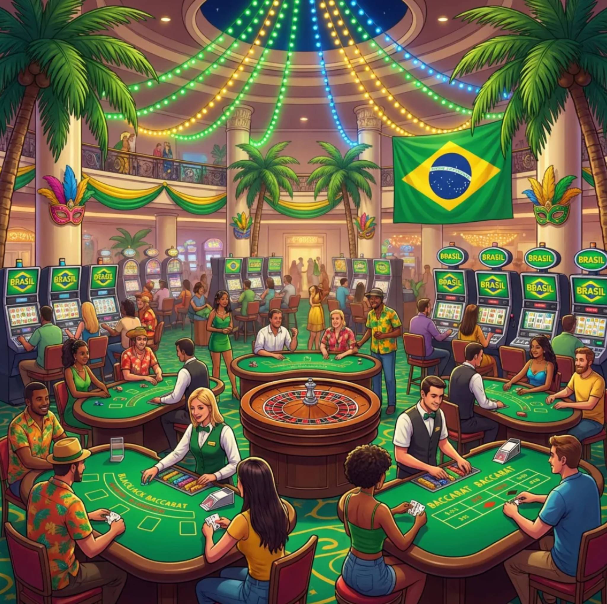 Interface do cassino ao vivo